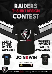 Raiders t-shirt design contest raider ladies